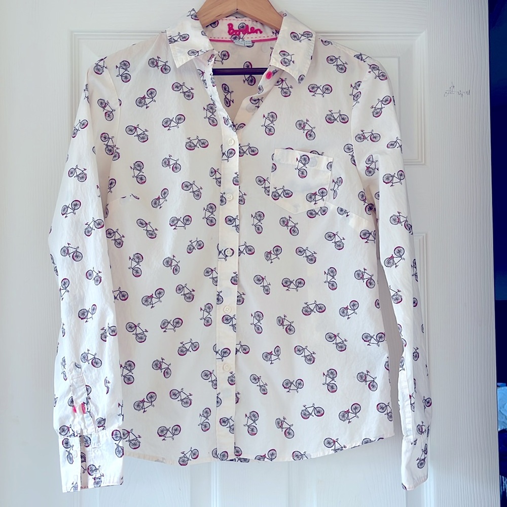 Boden Bike Blouse, size 10